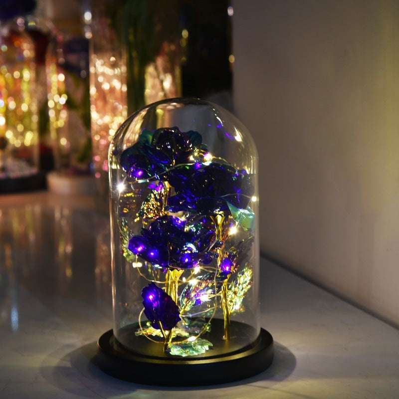 Enchanted Eternal Rose LED Glass Dome