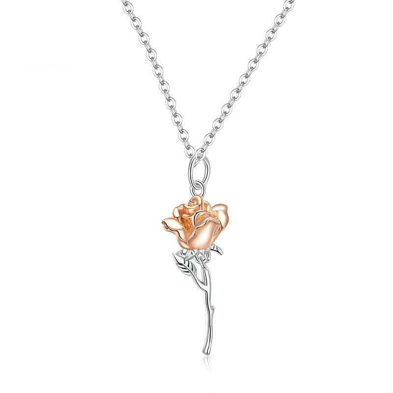 Elegance in Bloom Rose Pendant