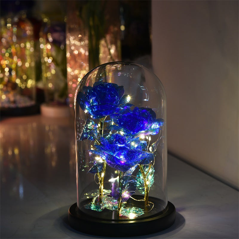 Enchanted Eternal Rose LED Glass Dome