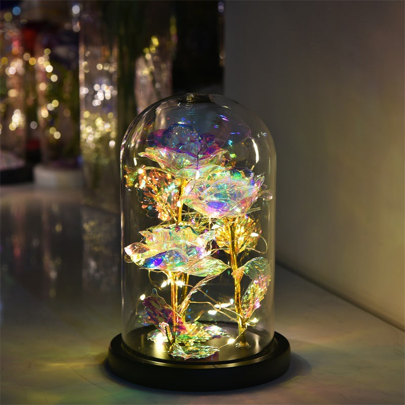 Enchanted Eternal Rose LED Glass Dome